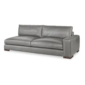 Century Leather Great Room Leather RAF Sofa