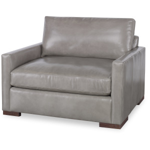 Century Leather Great Room Leather Chair N Half
