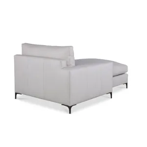 Century Leather Great Room Leather Laf Chaise