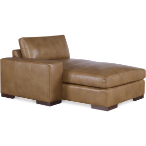 Century Leather Great Room Leather Laf Chaise