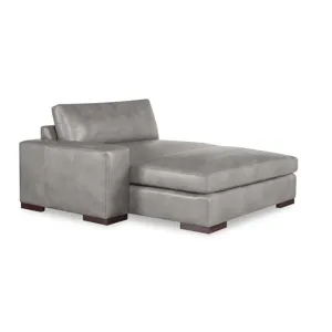 Century Leather Great Room Leather Laf Double Chaise