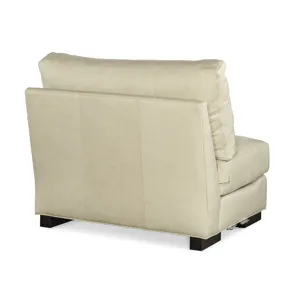 Century Leather Leatherstone Armless Chair N Half