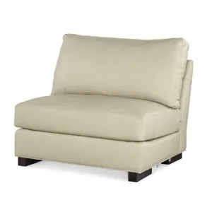 Century Leather Leatherstone Armless Chair N Half