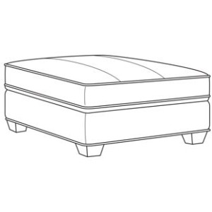 Century Leather Leatherstone Raf Bumper Ottoman