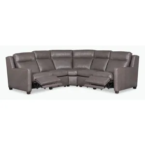 Century Leather Braxton RAF Electric Motion Wh Love Seat