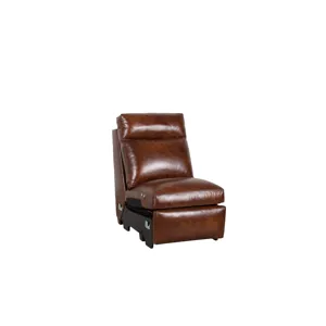Century Leather Harrison Armless Chair
