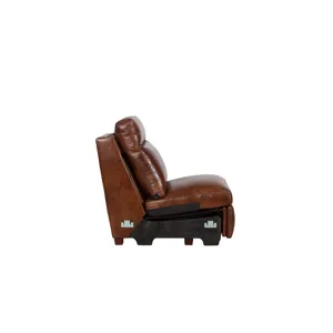 Century Leather Harrison Armless Chair