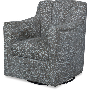 Century Leather Lombard Swivel Glider