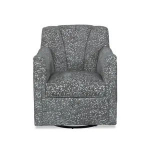 Century Leather Lombard Swivel Glider