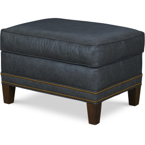 Century Leather Panache Ottoman