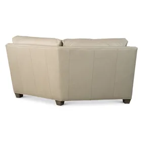 Century Leather Carsen Laf Wedge Sofa