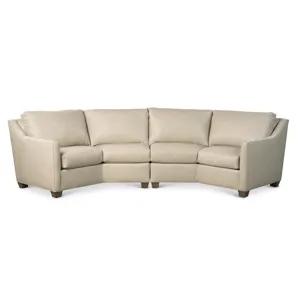 Century Leather Carsen Raf Wedge Sofa