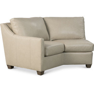 Century Leather Carsen Laf Wedge Sofa
