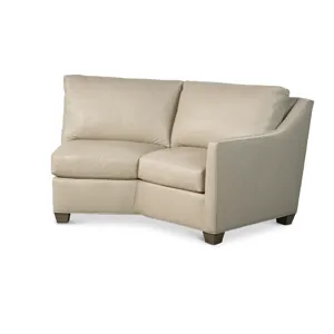 Century Leather Carsen Raf Wedge Sofa