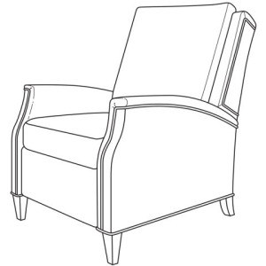 Century Leather Henley Manual Recliner