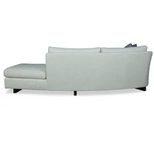 Century Home Elegance Zoie Laf Curved Sofa