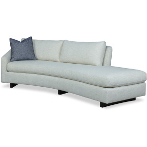 Century Home Elegance Zoie Laf Curved Sofa