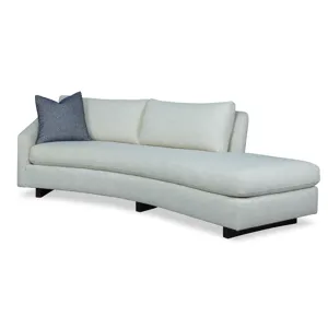 Century Home Elegance Zoie Laf Curved Sofa