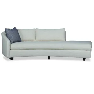 Century Home Elegance Zoie Laf Curved Sofa