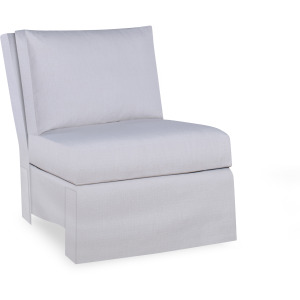 Century Home Elegance Sloane Skirted Armless Chair