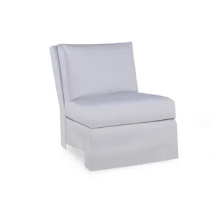 Century Home Elegance Sloane Skirted Armless Chair