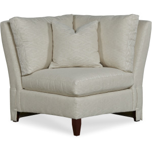 Century Home Elegance Sloane Skirted Corner Chair