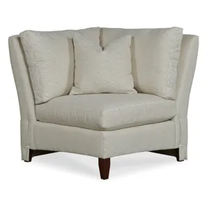 Century Home Elegance Sloane Skirted Corner Chair