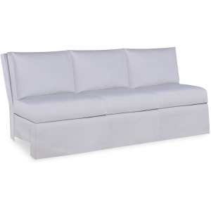 Century Home Elegance Sloane Skirted Armless Sofa