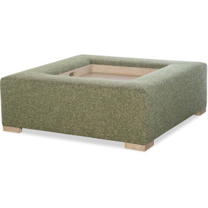 Century Home Elegance Rockford 48 Square Ottoman With Tray