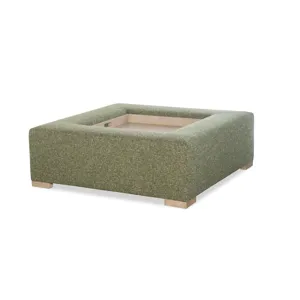 Century Home Elegance Rockford 48 Square Ottoman With Tray