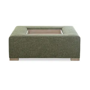 Century Home Elegance Rockford 48 Square Ottoman With Tray