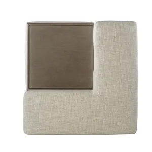 Century Home Elegance Cornerstone Corner Table Ottoman Oak