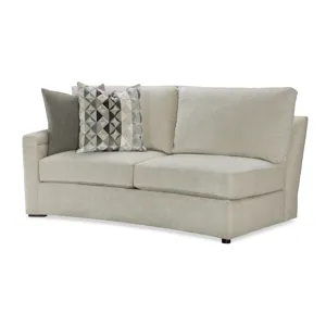 Century Home Elegance Cornerstone Curved Laf Love Seat
