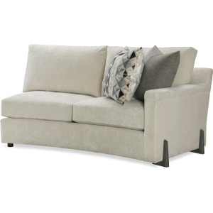 Century Home Elegance Cornerstone Curved Raf Love Seat