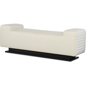 Century Home Elegance Tatami Quilted Bench Metal Base