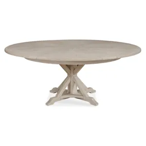 Monarch Collin Expandable Dining Table-White