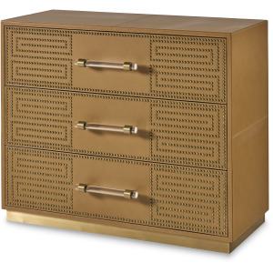 Grand Tour Furniture Greek Key Three Drawer Chest
