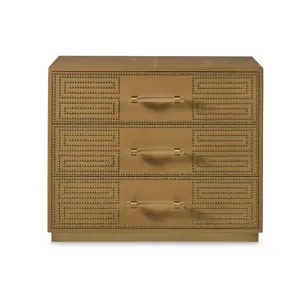 Grand Tour Furniture Greek Key Three Drawer Chest
