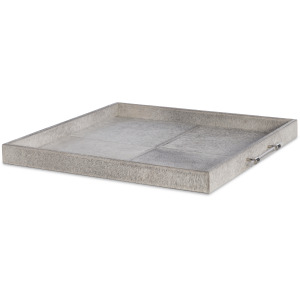 Grand Tour Furniture Sterling Large Hair-On-Hide Tray