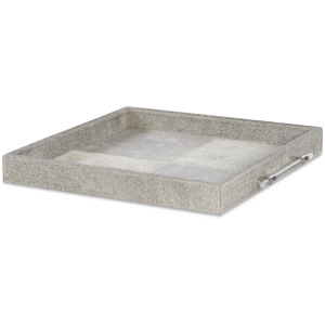 Grand Tour Furniture Sterling Small Hair-On-Hide Tray