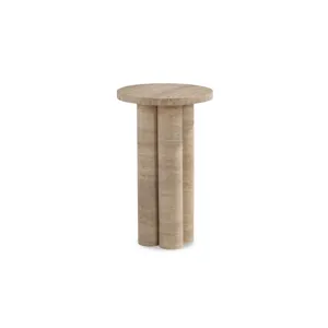 Grand Tour Furniture Tivoli Spot Table Travertine