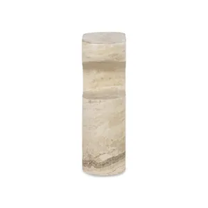 Grand Tour Furniture Bernini Accent Table Travertine