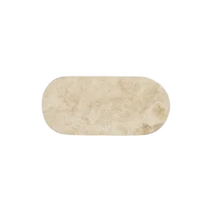 Grand Tour Furniture Bernini Accent Table Travertine