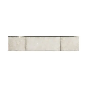 Grand Tour Furniture Samantha Glassy Quartz Console Table