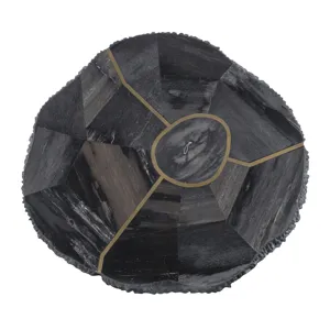 Grand Tour Furniture Elan Petrified Wood Accent Table Dark