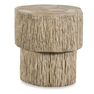 Grand Tour Furniture Elan Petrified Wood Accent Table Light
