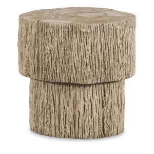 Grand Tour Furniture Elan Petrified Wood Accent Table Light