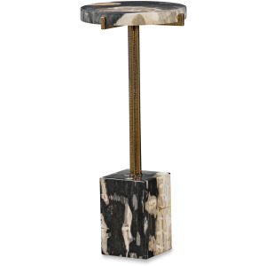 Grand Tour Furniture Acme Petrified Wood Drinks Table