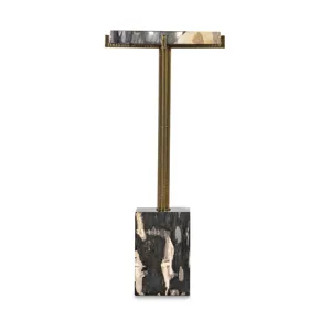 Grand Tour Furniture Acme Petrified Wood Drinks Table