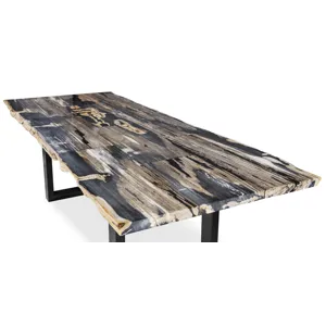 Grand Tour Furniture Andreas Petrified Wood Dining Table